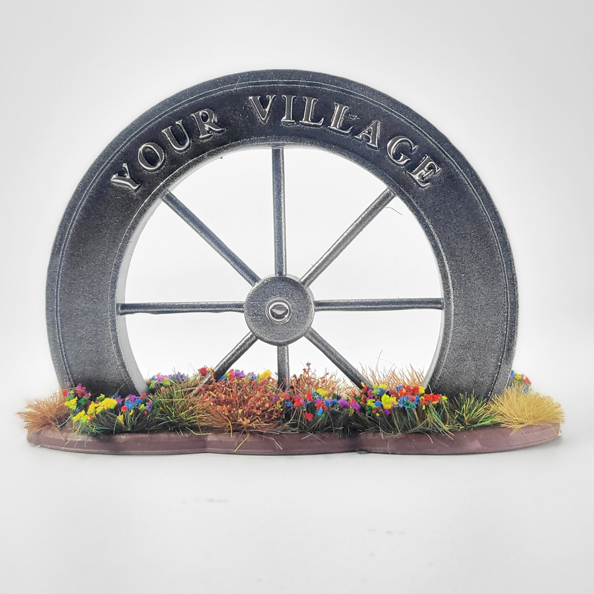 Wagon Wheel Village Sign