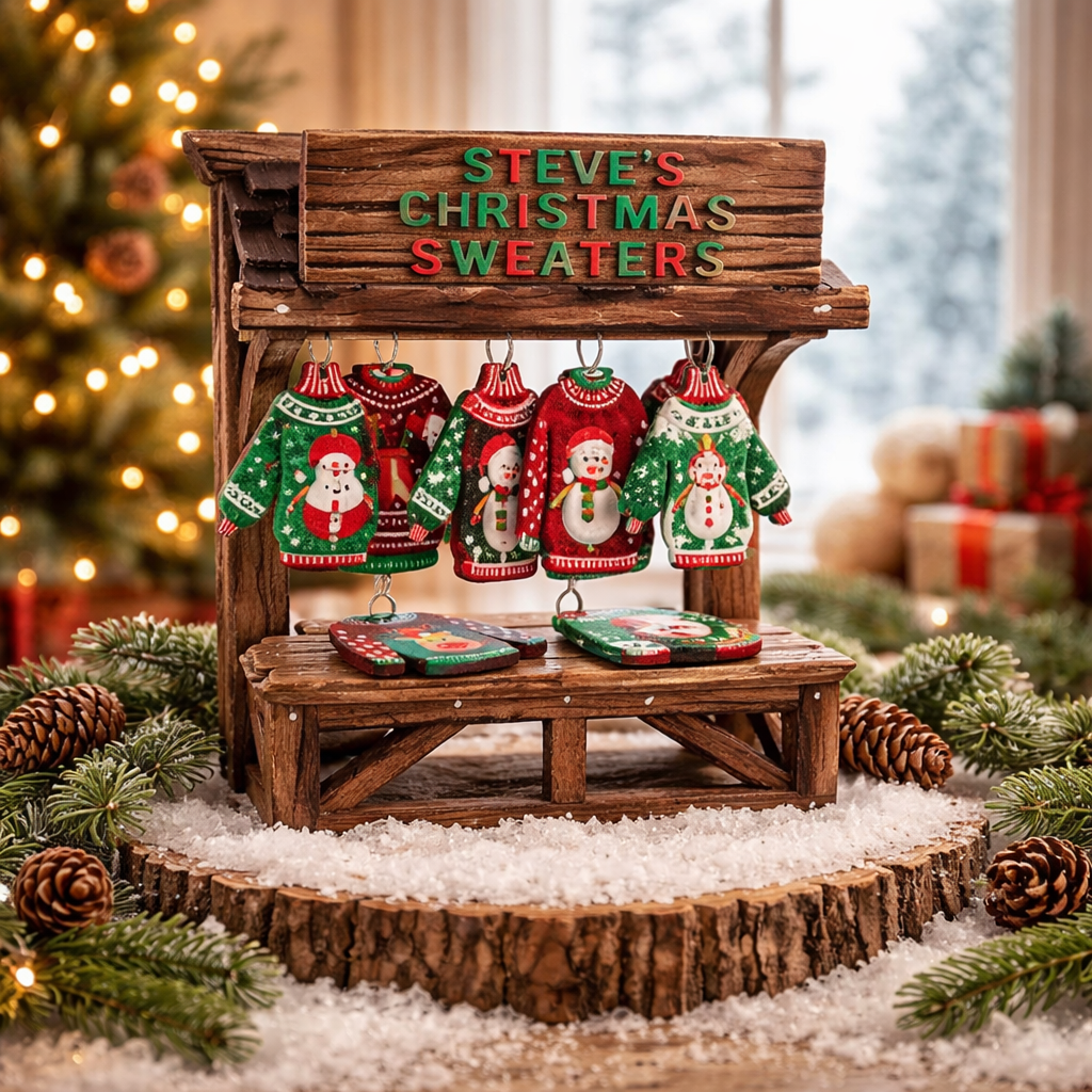 Christmas Sweater Stall (Customizable)