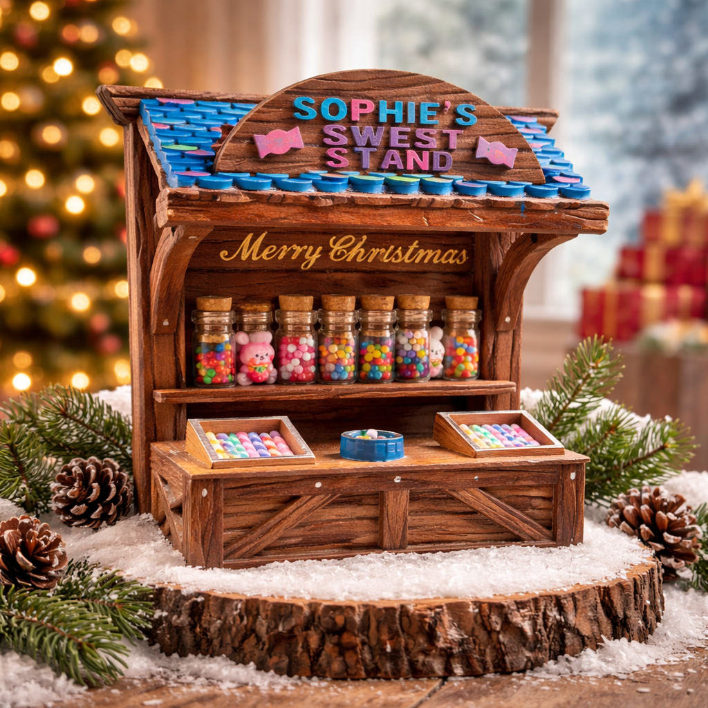 Christmas Candy Stand (Customizable)