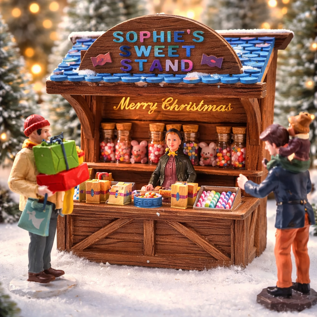 Christmas Candy Stand (Customizable)