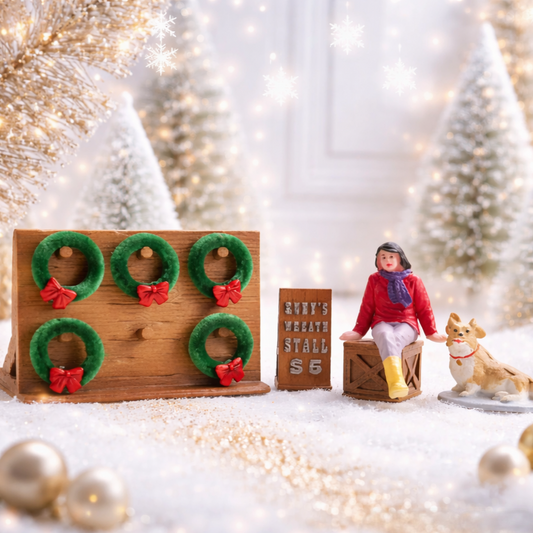 Christmas Wreath Stall (Customizable)