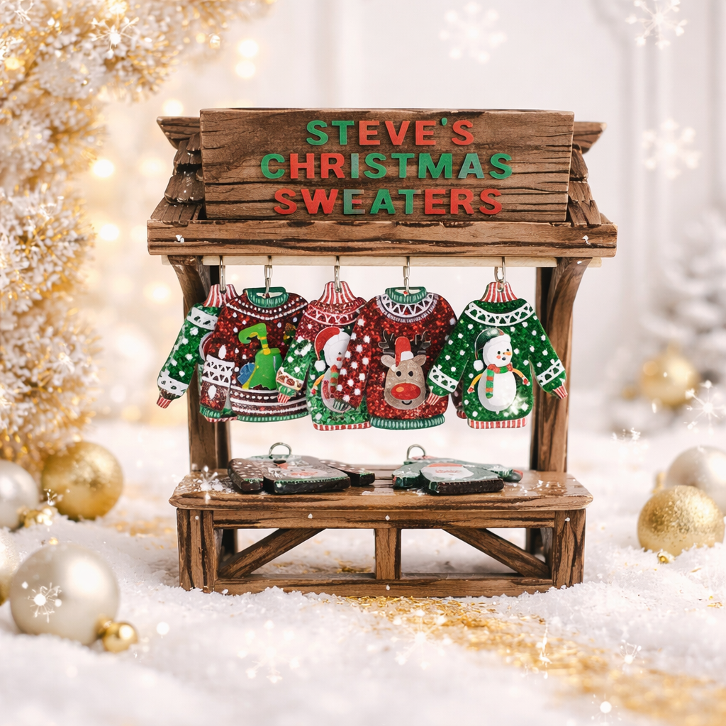 Christmas Sweater Stall (Customizable)